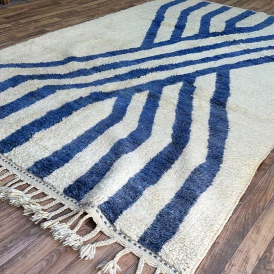 Alfombra tradicional Beni Ouraine hecha a mano, tamaño 2/3 m – Aime Té, Wool (photo 7 of 9)