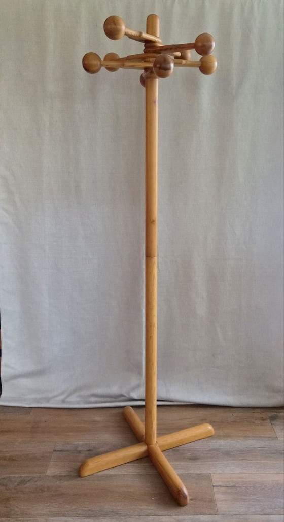 Portemanteau Vintage en Pin Space Age "Sputnik" – Portemanteaux, Bois (photo 2 of 12)