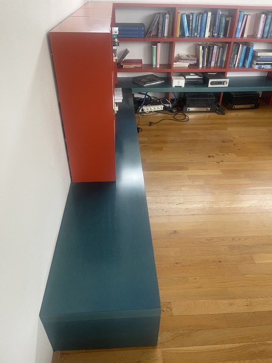 Mobile a parete angolare di design lungo stile Castelijn – Armadi a muro, Metal, Wood (photo 7 of 11)