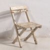 Piccola sedia pieghevole vintage bianca (Francia, c.1950) – Sedie pieghevoli (photo 9 of 16)