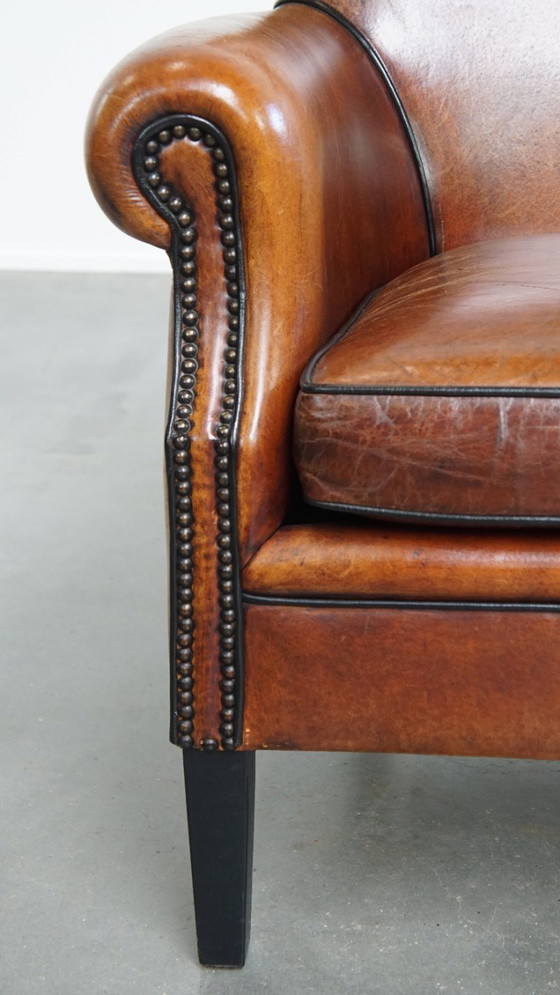 Image 1 of Klassieke schapenleren armchair