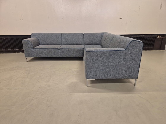 Image 1 of Montel Fresh – Ecksofa – Grau-Blau – Stoff – Design