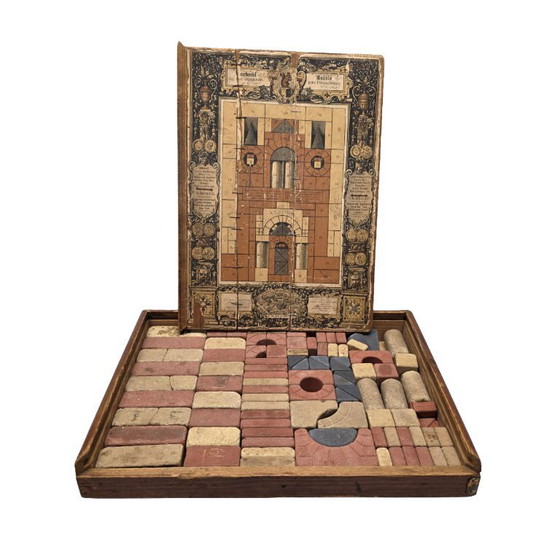 Image 1 of Antique Anchor stone building kit Richter No. 10, from around 1900