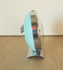 Diamond Shanghai Secteller Alarm Clock 70s Chrome/Pastel Blue
