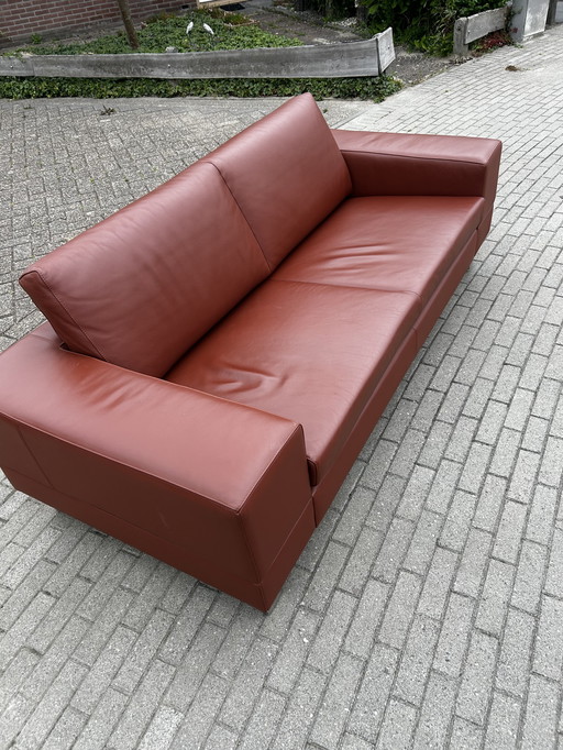 LEOLUX ANTIPODE 3 and 2 seater leather