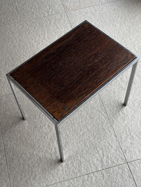 Image 1 of Cees Braakman – table d'appoint avec plateau réversible (vers les années 1950)