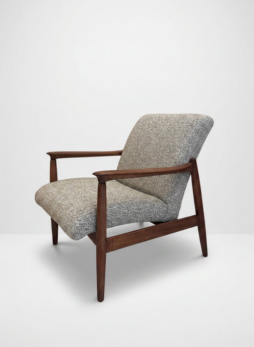 Fauteuil WR tissu chiné beige
