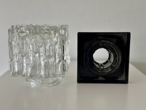 Image 1 of Vintage jaren 70 ice cube plafondlamp by Helena Tynell