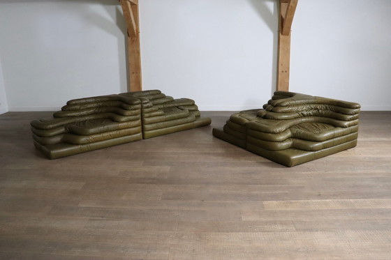 Image 1 of Ubald Klug DS-1025 Terrazza complete sofa set for de Sede Switzerland 1970s