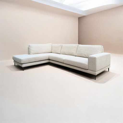 Moderne Hoekbank met Longchair (compleet gerenoveerd)