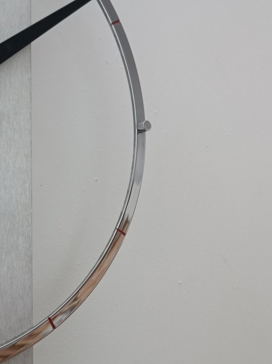 Micro Electric Design Klok van Microtecnica Jaren 70 – Wanddecoratie, Aluminium (photo 5 of 11)