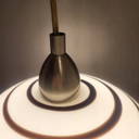 Suspension boule zébrée, Eglo Leuchten, vintage 