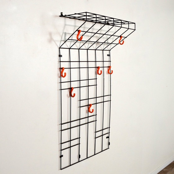 Image 1 of Wire Coat Rack by Karl Fichtel for Drahtwerke Erlau Vintage 1950s