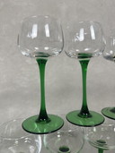 12x vintage wine glasses - Luminarc