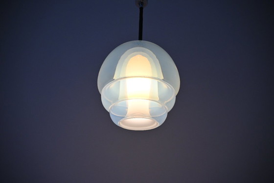 Image 1 of Lampe suspendue en verre LS 134 Medusa par Carlo Nason pour Mazzega, années 1960