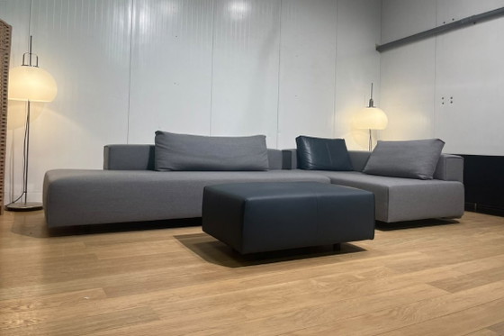 Image 1 of Eyye Cella Corner Sofa + Ploegwol Ottoman + WARRANTY