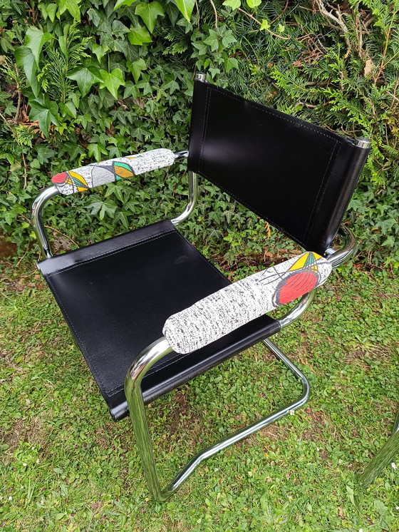 Image 1 of Set Of 3 Mart Stam Cantilever Armchairs