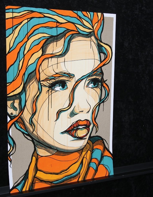 El Bocho - Girl with Tears - 2019 - Giclee - signed by hand