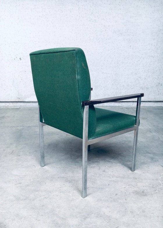 Image 1 of Midcentury Modern Design Pair of Office Arm Chairs by Brune, Germany 1960's