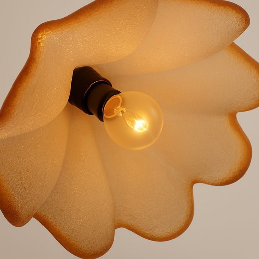 Lampada da soffitto in vetro di Murano di Eglo Leuchten (anni '70)