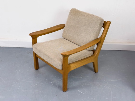 Danish Oak Lounge Chair and Ottoman by Juul Kristensen – Armchairs, Wood (photo 17 of 24)