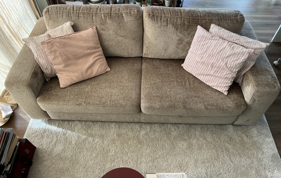 Image 1 of Velours zitbank 4-zits 