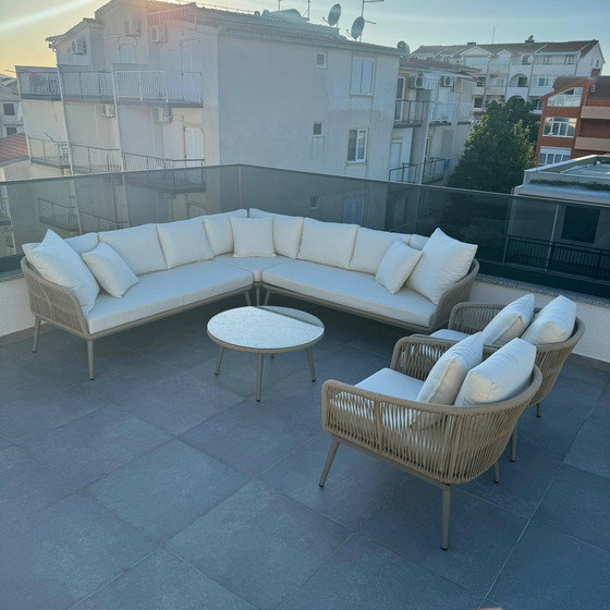 Image 1 of Private Label Aluweave Loungeset hoekbank