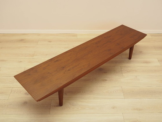 Image 1 of Teak-Lowboard, dänisches Design, 1970er Jahre, hergestellt in Dänemark