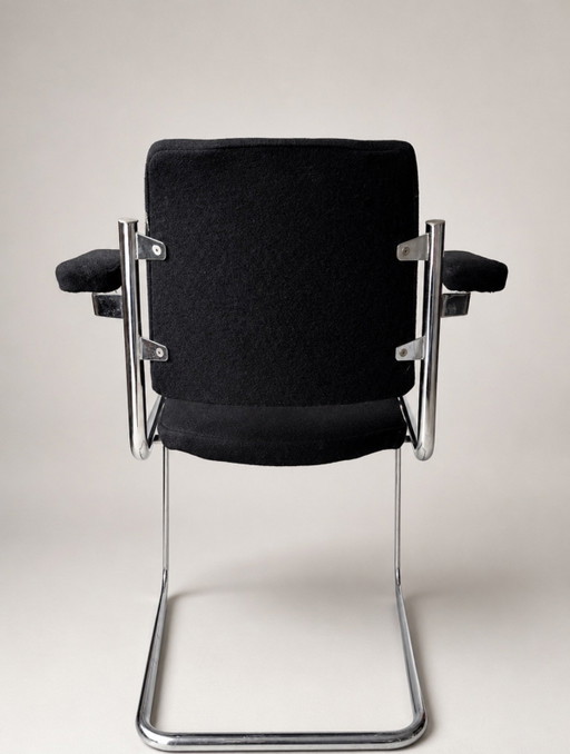 8 sillas vintage con estructura tubular Tecta – Bauhaus / Jean Prouve