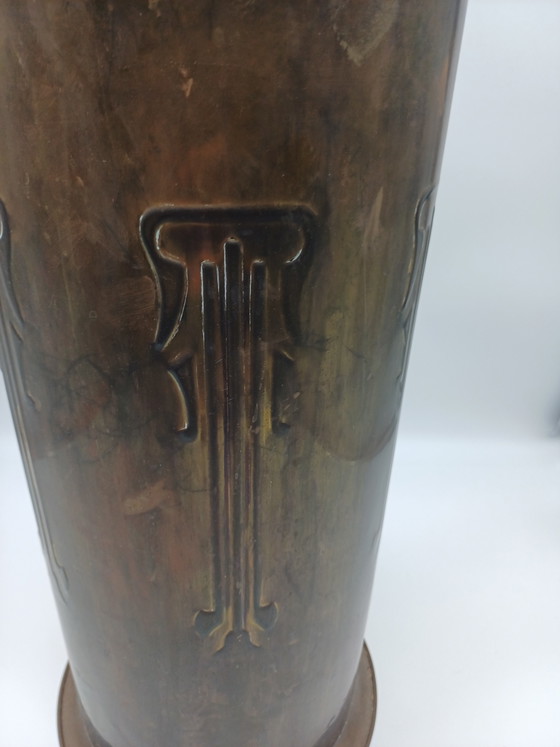 Art Nouveau, Jugendstil Paraplubak – Brass (photo 6 of 10)