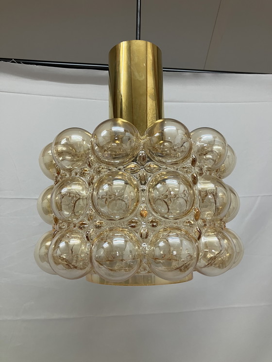 Image 1 of Helena Tynell Bubble Pendelleuchte Bernstein, von Limburg Glashütte