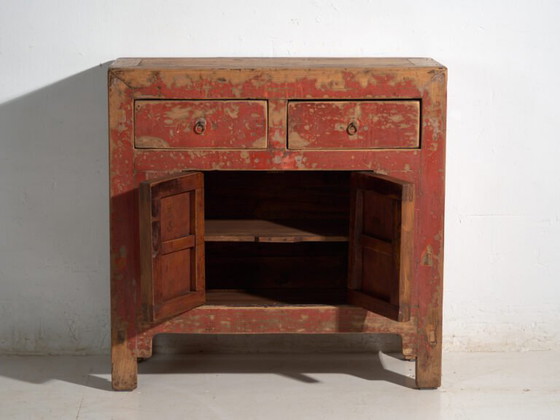 Antique chest of drawers in elm wood – China, circa 1930 – Iron (photo 32 of 40)