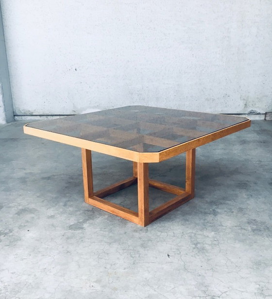 Image 1 of 1980's Postmodern Design Octagonal Square Dining Table
