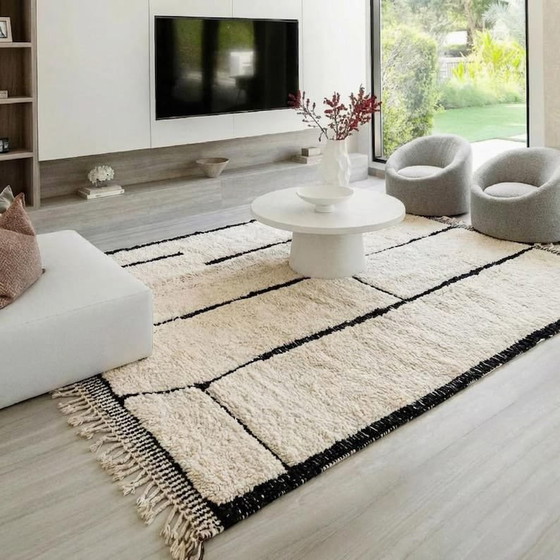 Image 1 of Authentischer traditioneller Berberteppich, handgewebt, Größe 200 x 300 cm