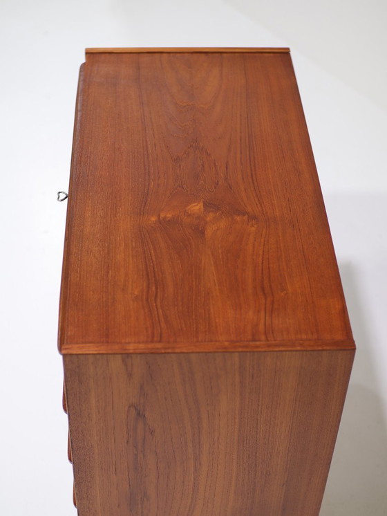 Image 1 of Danish vintage teak chest of drawers 1960s
