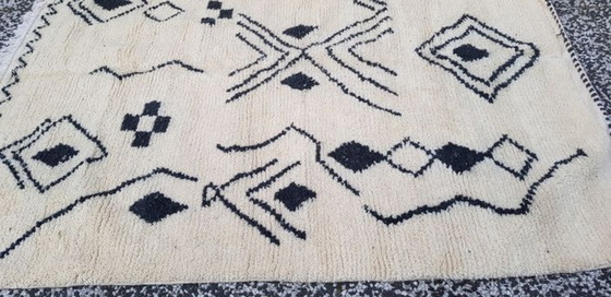 Image 1 of Handgeknoopt Berber tapijt wol 214x172cm