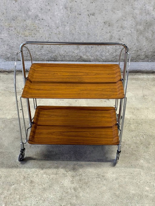 Carrito de servicio plegable Bremshey & Co., década de 1970