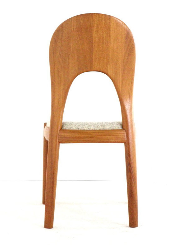 Image 1 of Suite de 4 chaises Koefoed Morten en teck vintage danois