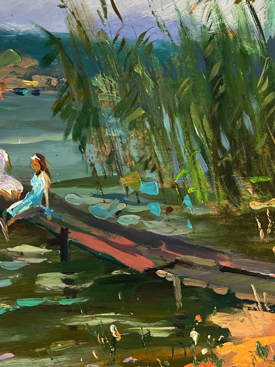 Image 1 of Filles au bord de la rivière