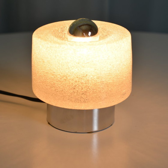 Image 1 of lampada da scrivania in vetro satinato