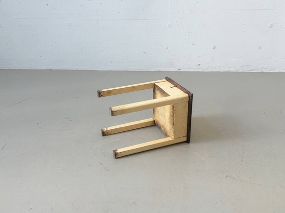 Vintage kruk met opbergruimte, circa jaren 1940/50. – Bijzettafels, Wood (photo 2 of 13)