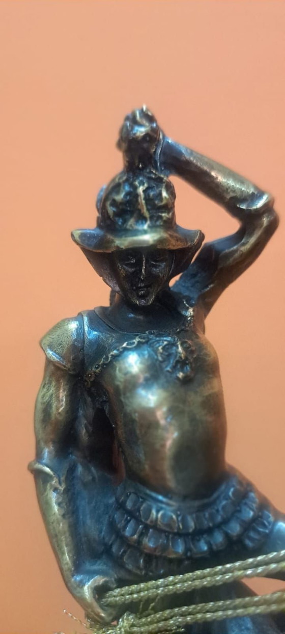 Römische Bronzefigur, Bildhauerei, Marmor, Schwarz (Foto 6 von 7)