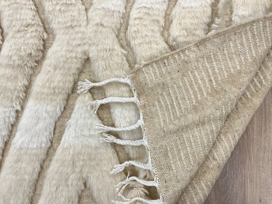 Image 1 of Grande tappeto Beni Ouarain – Realizzato a mano – 297 cm x 199 cm