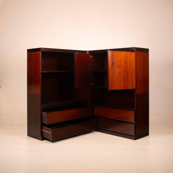Angelo Mangiarotti Muebles Bar de Palisandro La Sorgente dei Mobili Mid Century – Mueble bar, Plastic (photo 13 of 27)