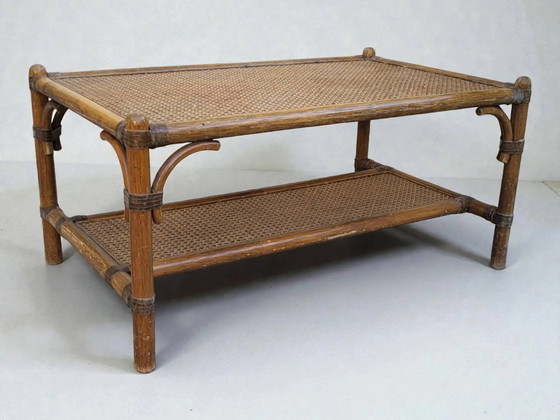 Table basse en rotin – Tables basses, Leather, Wood (photo 7 of 7)