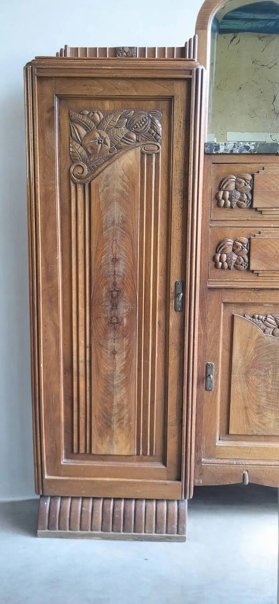 Jaren 50 Art Deco Dressoir – Opbergkast, Wood (photo 5 of 9)