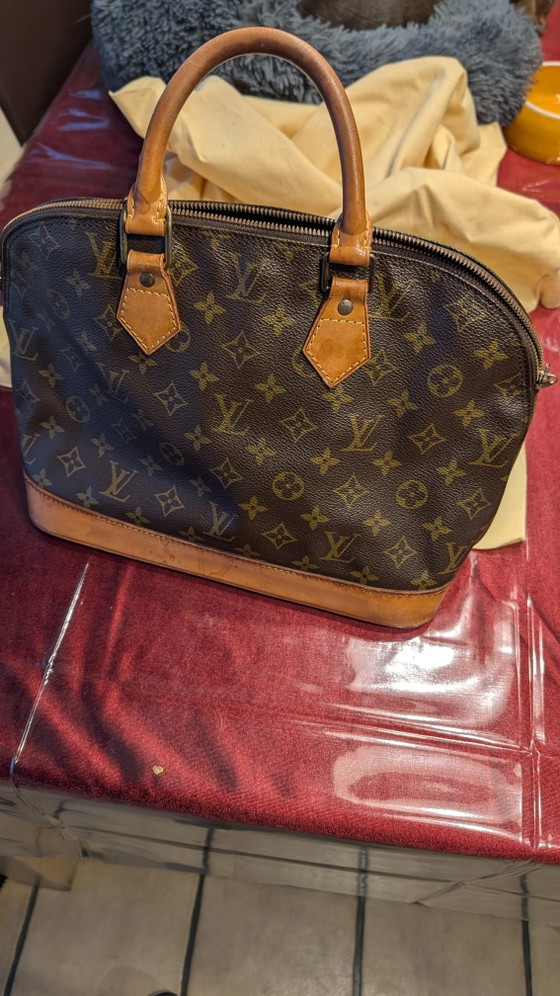 Louis Vuitton Alma Handtasche mit Geldbörse – Henkeltaschen, Leather, Metal (photo 5 of 5)