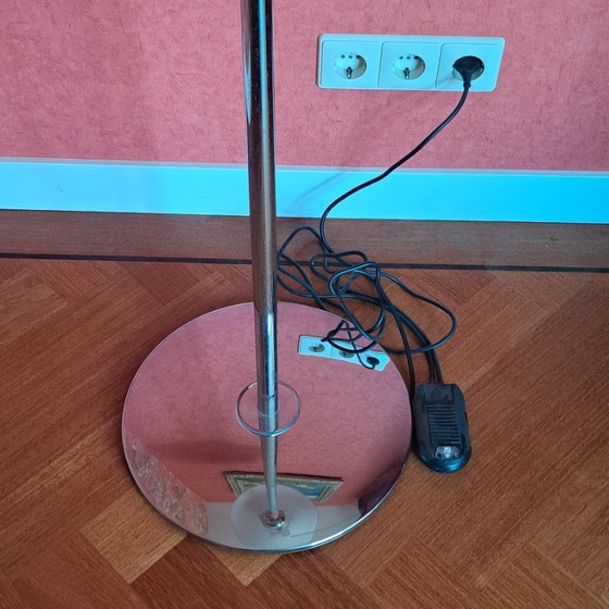 Design Floor light Artemide Menelao 1980s – Wood, Glass (photo 7 of 8)