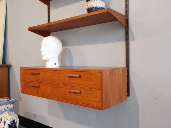 Image 1 of Vintage wandsysteem| Kai Kristiansen | Modulair | Teak