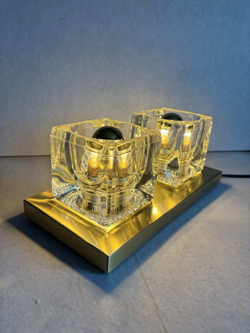 Vintage Peill & Putzler "Ice Cube" wall lamp ceiling lamp 70”